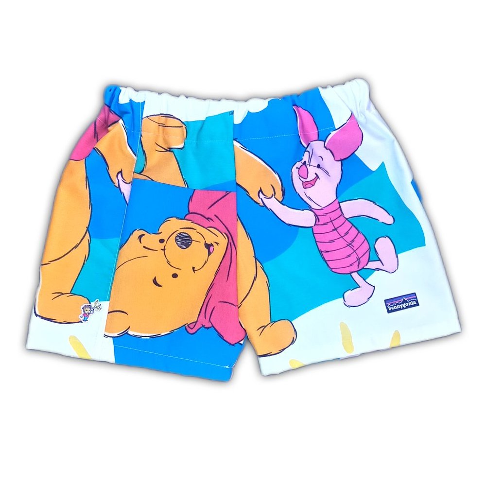 Vintage 90s Winnie The Pooh And Piglet Custom Reworked Bennygonia Shorts…